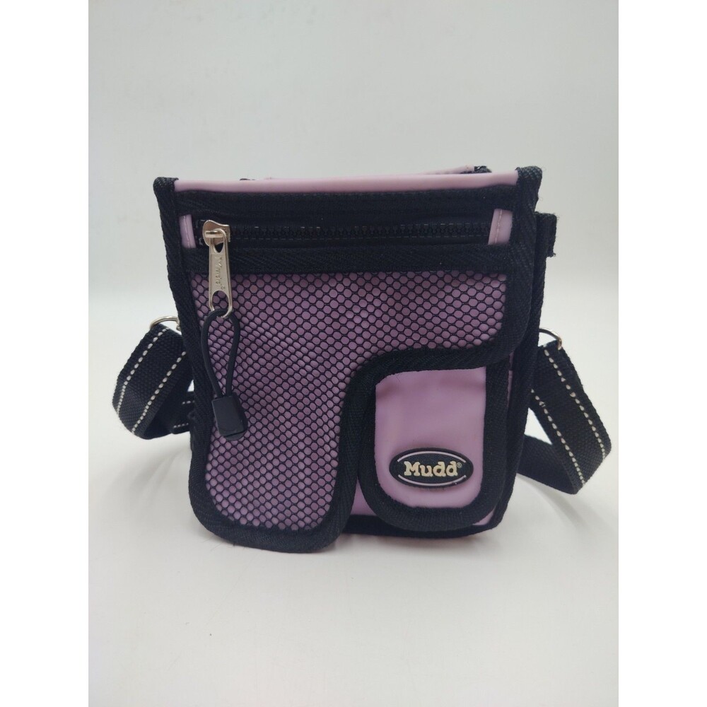 MUDD Y2K Light Purple Multi Pocket Travel Makeup Orgnize Adjustable Strap Purse